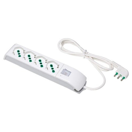 Multipresa tavolo Fanton 410140 FIDO 10/16A Bianco