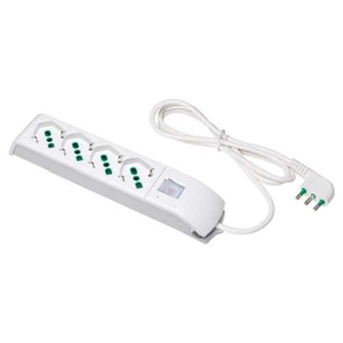 Multipresa tavolo Fanton 410140 FIDO 10/16A Bianco