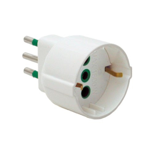Adattatore Fanton 82120 spina italiana 10A Bianco