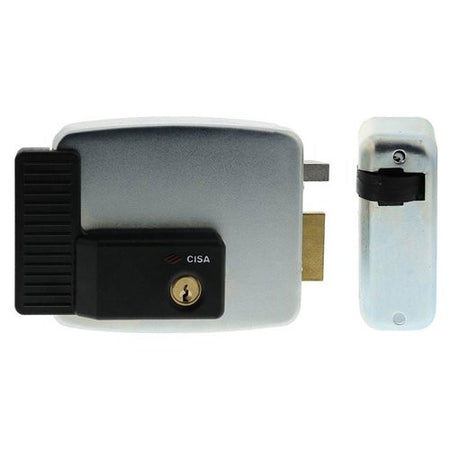 Elettroserratura Cisa 111721701 Dx 12V 2,5A Zincato e Nero