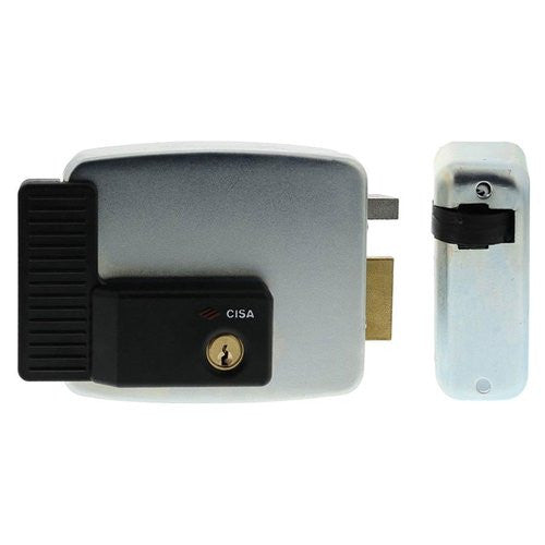 Elettroserratura Cisa 111721701 Dx 12V 2,5A Zincato e Nero