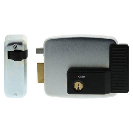 Elettroserratura Cisa 111721702 Sx 12V 2,5A Zincato e Nero