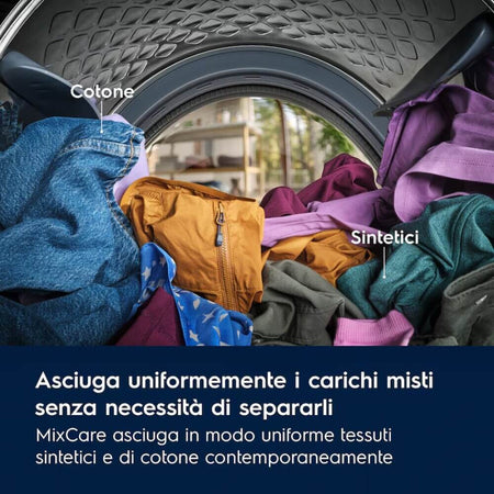 Electrolux EW7H392G Serie 700 Delicatecare Asciugatrice cm. 60 - capacità 9 kg - bianco