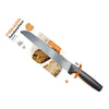 Coltello cucina Fiskars 1057538 FUNCTIONAL FORM Nero, Arancio e Cromo