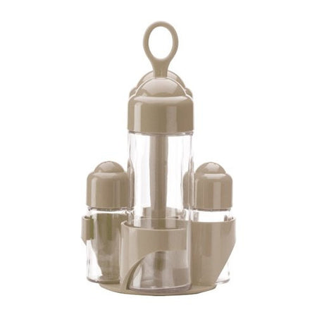 Set condimento Abert 1100447 COLOR STYLE Jolly 4 pz Tortora