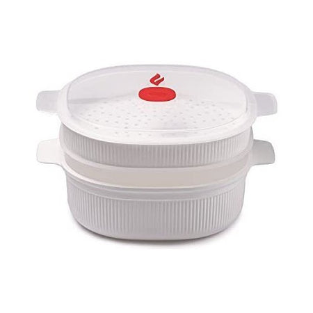 Vaporiera microonde Snips 000851 TEMPO ZERO 2 vassoi Bianco