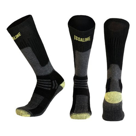 Calzini Issaline 01C0KVL 060 L WORK & SPORT Kevlar 1 paio Nero e Giall