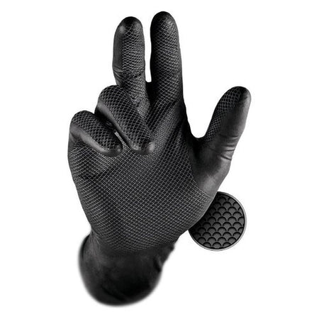 Guanti monouso Issaline 246BK L GRIPPAZ Nero