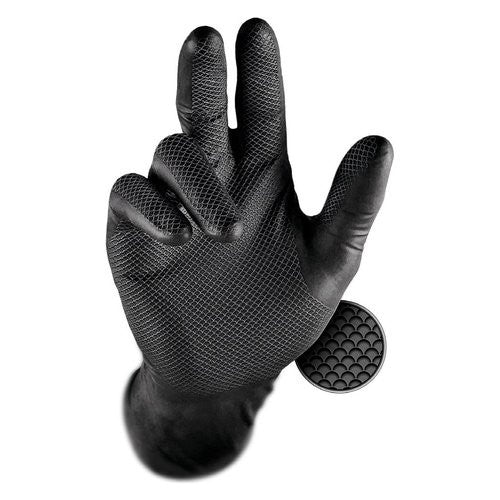 Guanti monouso Issaline 246BK L GRIPPAZ Nero