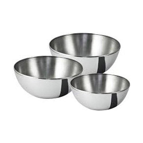 Coppa Abert V590643002 DAILY PLUS Set 3 pz 15, 20 e 23 cm Cromo inox