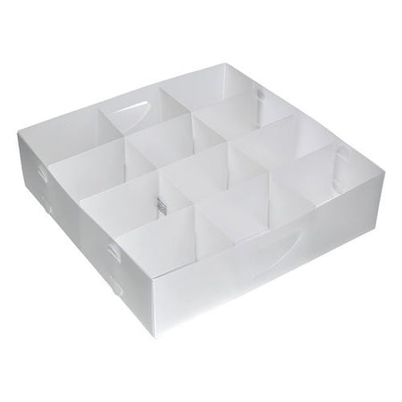 Scatola salvaspazio Domoliving 911000 Organizer cassetto 12p Bianco tr