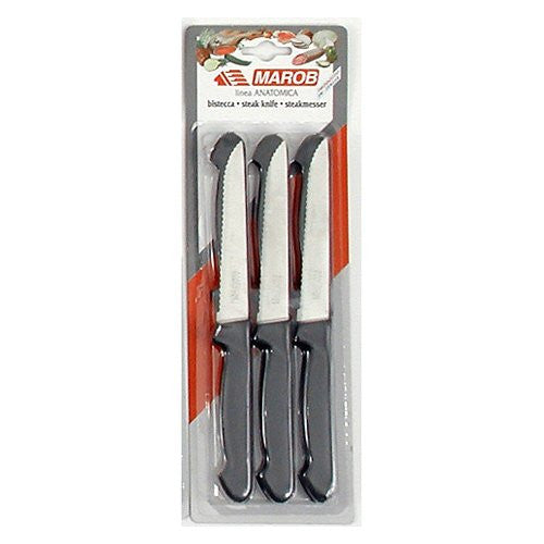 Set coltelli bistecca Marietti 1860 125AB06N ANATOMICA Lama dentata Ne