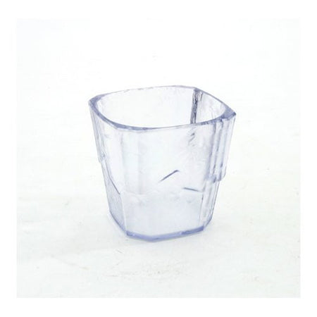 Set bicchieri Gold Plast 2860 Mini Drink Cube Trasparente