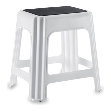 Sgabello bagno Giganplast 7595M BI Multiuso con copriseduta Bianco