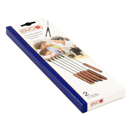 Set forchette fonduta Kaufgut 070362 Legno scuro