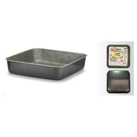 Teglia Mamù HAPSTTEGATXX3030H HAPPY STONE alta Grigio pietra