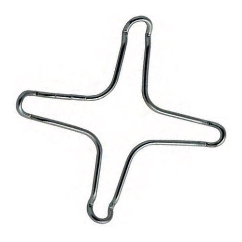 Set riduttori fornello Caper Art 9 2V Cromo lucido