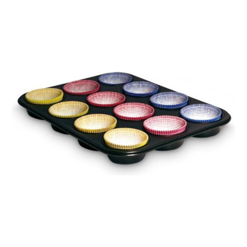 Stampo Guardini 89913 GARDENIA 12P con 60 pirottini carta Nero