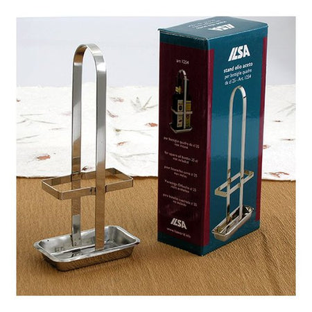 Porta condimenti Ilsa 12540250IVV Per bottiglie quadre 250 ml Cromo lu