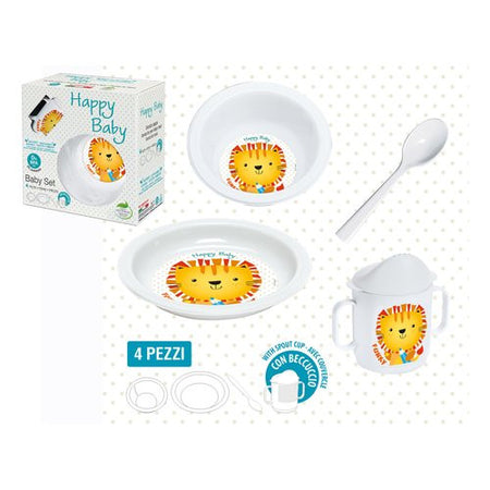 Set piatti bimbo Cosmoplast 270 Happy Baby Assortito