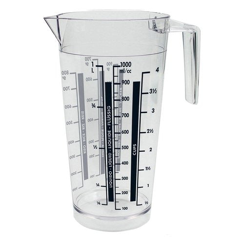 Contenitore graduato Cosmoplast 415 caraffa dosa alimenti Trasparente