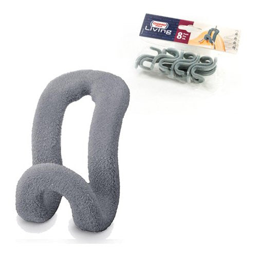Set grucce Domoliving 903430 Ganci appendiaccessori Grigio