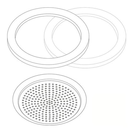 Set guarnizioni e filtro caffettiera Forever 121341