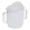Bicchiere bimbo Cosmoplast 262 con coperchio 2 manici Bianco