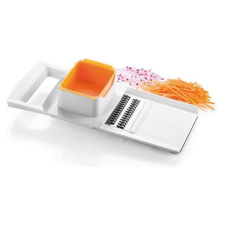 Affetta verdure Tescoma 643854 HANDY Mandolina Julienne Bianco e Aranc
