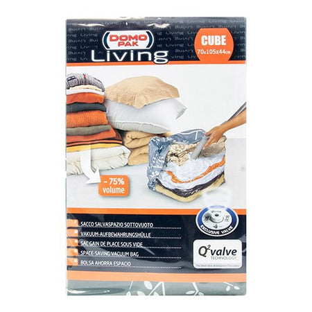 Sacco salvaspazio Domoliving 913106 EVO VALVE Sottovuoto Cubo Traspare
