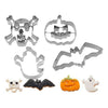 Stampo biscotti Kaufgut 045879 Halloween Assortiti Acciaio
