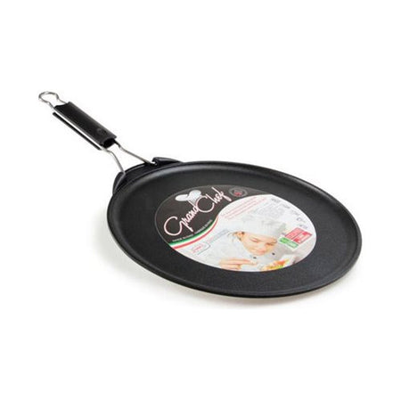 Crepiera Antik Ars 34 30 manico pieghevole Nero