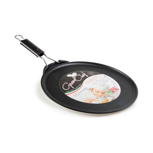 Crepiera Antik Ars 34 30 manico pieghevole Nero