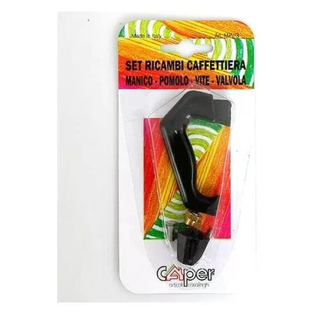 Manico e pomolo caffettiera Caper Art MPV 2 3 Nero