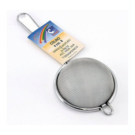 Colino Colombo Casalinghi 1081 08 rete fina Cromo e Bianco