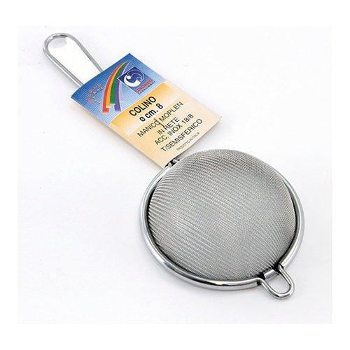 Colino Colombo Casalinghi 1081 08 rete fina Cromo e Bianco