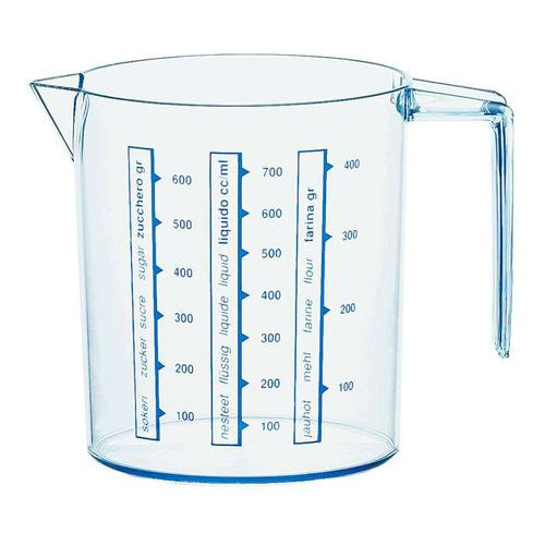 Contenitore graduato Cosmoplast 411 caraffa dosa alimenti Trasparente