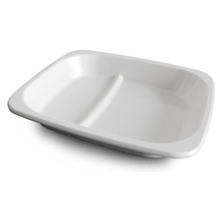 Piatto fondo Cartaffini V05500BB Doppio scomparto Bianco