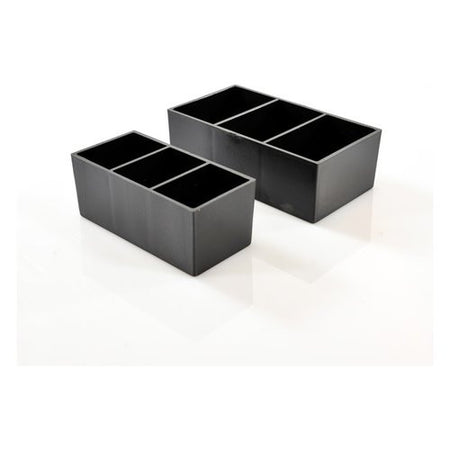 Porta bustine 3C Casa 5522 Set 2 pz Nero