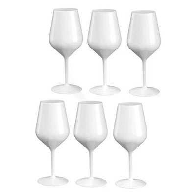 Set calici Gold Plast 5000 11 BLOWN GLASSES Wine Cocktail Bianco