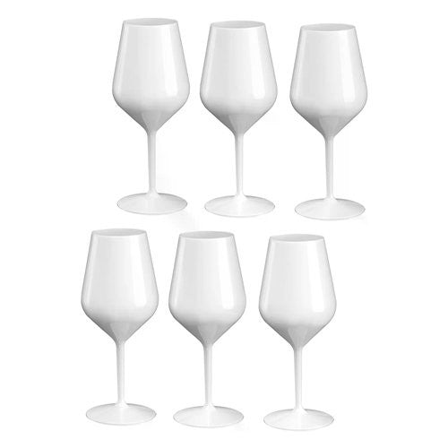 Set calici Gold Plast 5000 11 BLOWN GLASSES Wine Cocktail Bianco