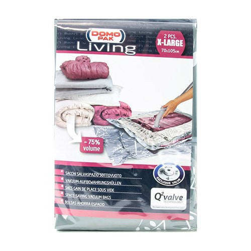 Sacco salvaspazio Domoliving 913010 EVO VALVE Sottovuoto set 2 pz Tras