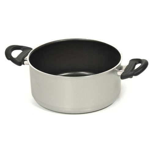 Casseruola Piardinox FIRC1225GR02 FIREWORKS Grigio e Nero