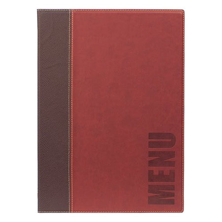 Porta menù Vermes MC TRA4 WR SECURIT A4 Trendy Bordeaux