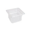 Bacinella alimenti Mod. 1/6 Cambro 62PP190 GASTRONORM Bianco traslucid