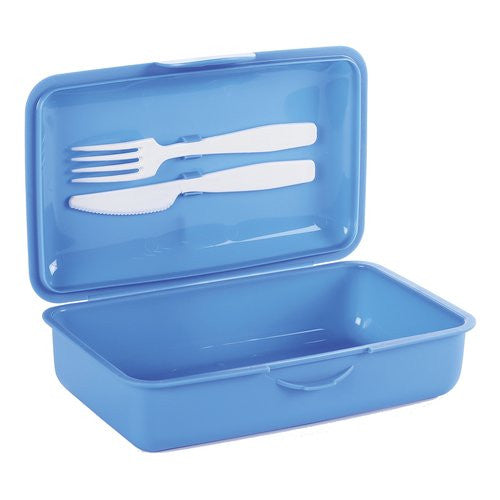 Porta pasto Cosmoplast 502 con posate Assortito