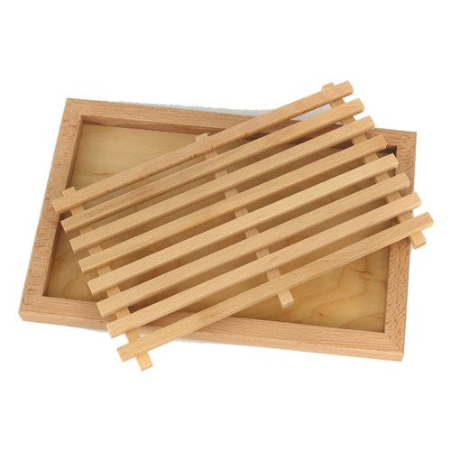 Tagliere Caper Art 165 da pane con griglia Naturale