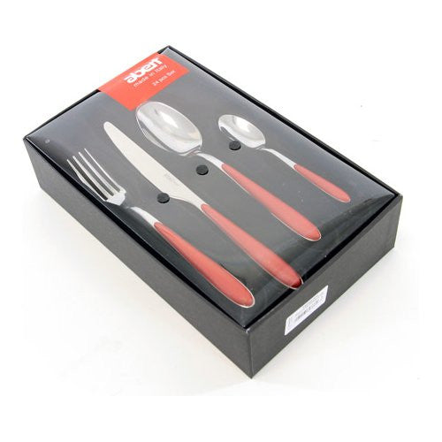 Set posate tavola Abert RN94321N24 MASTER Rosso