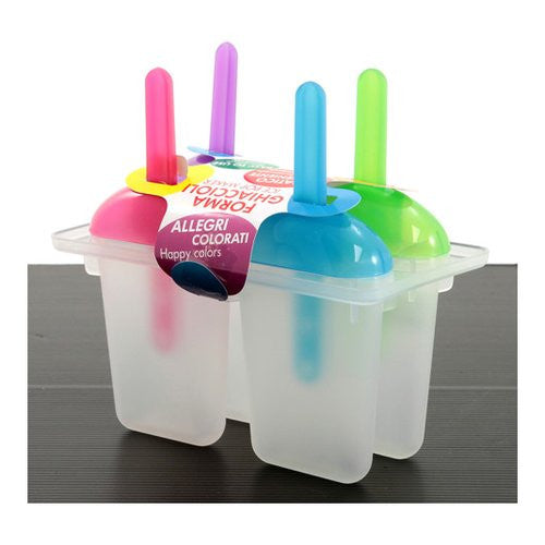 Forma ghiaccio Cosmoplast 243 4 ghiaccioli Colori assortiti