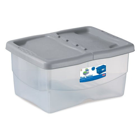 Contenitore salvaspazio Stefanplast 12901 STEFANOBOX Junior Stone grey